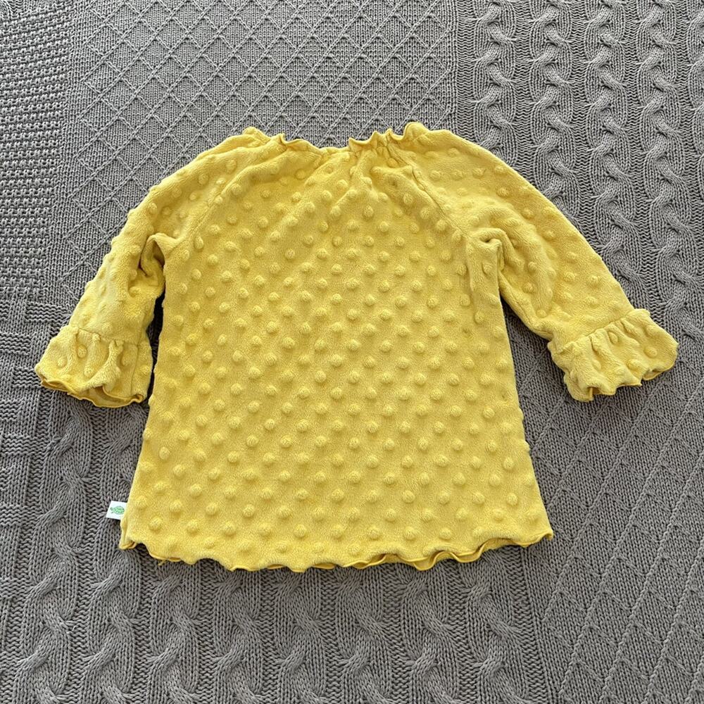 Lolly Wolly Doodle Mustard Yellow Popcorn Top ~ 2 - Picture 4 of 7